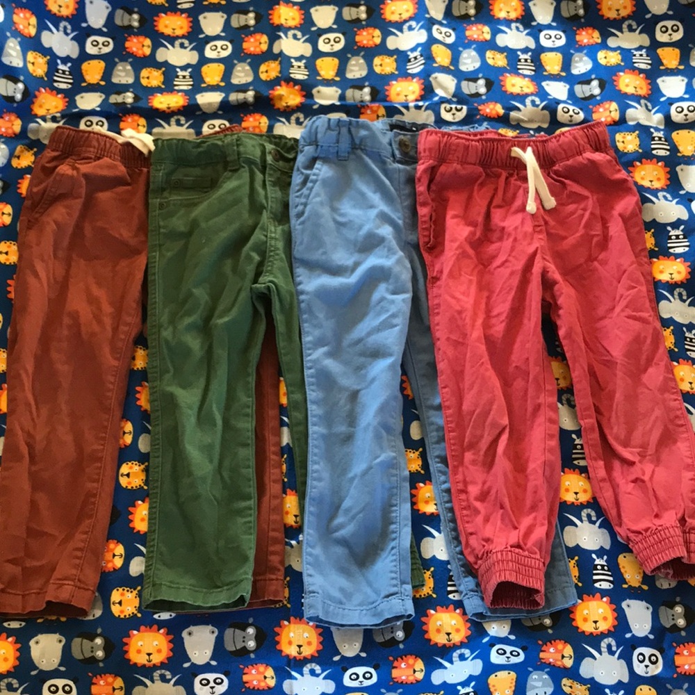 Bundle of 4 casual boys pants